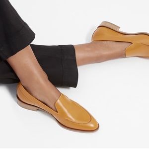 Everlane | The Modern Loafer Leather Slip On Block Heel, 9.5